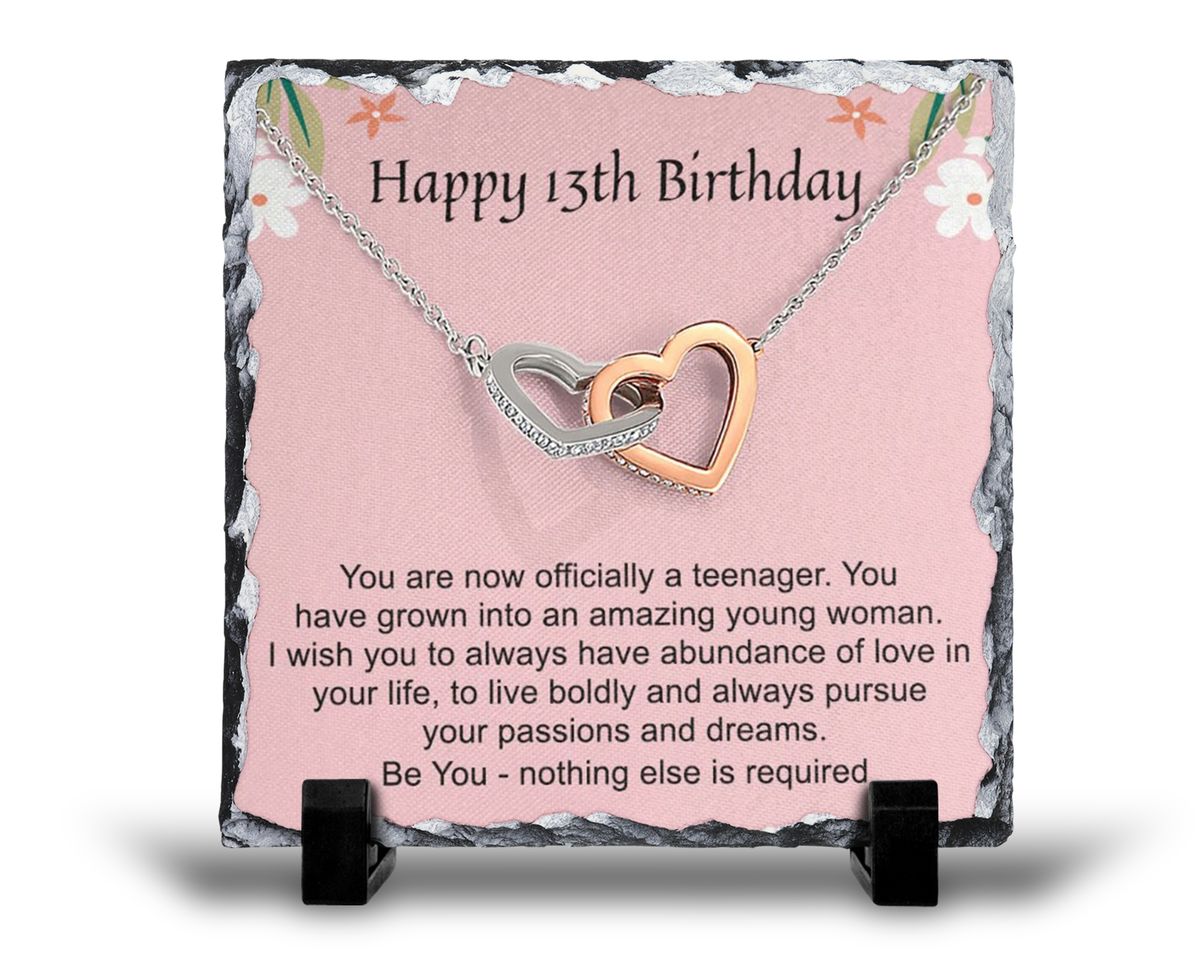 Happy 13th Birthday Official Teenager Gift Rock Slate