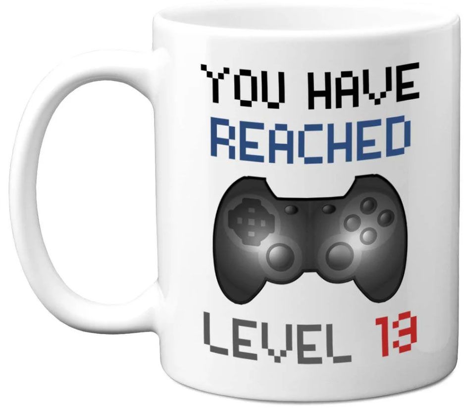 You Have Reached Level 13 Gaming 13th Birthday Gift Mug