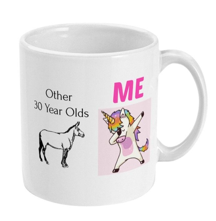 30th Birthday Unicorn Gift Mug