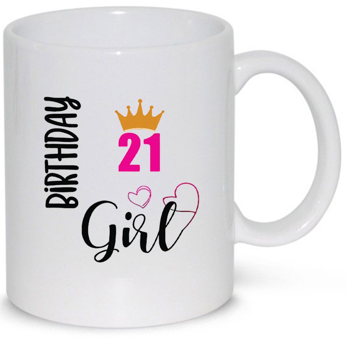 21 Girl 21st Birthday Gift Mug