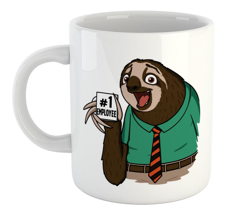 #1 Employee Coworker Colleague Work Office Gift Mug