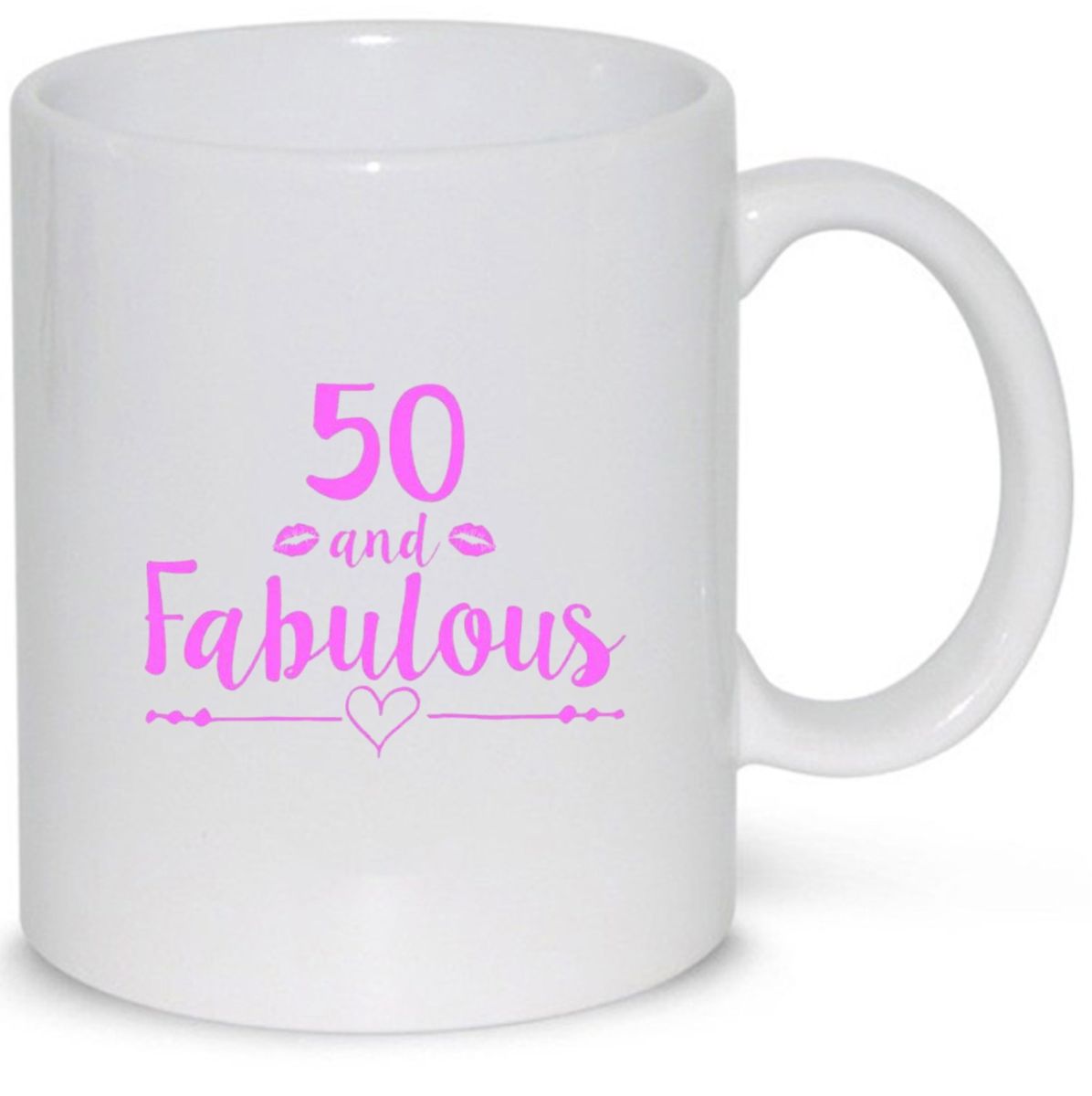 50 and Fabulous 50th Birthday Gift Mug