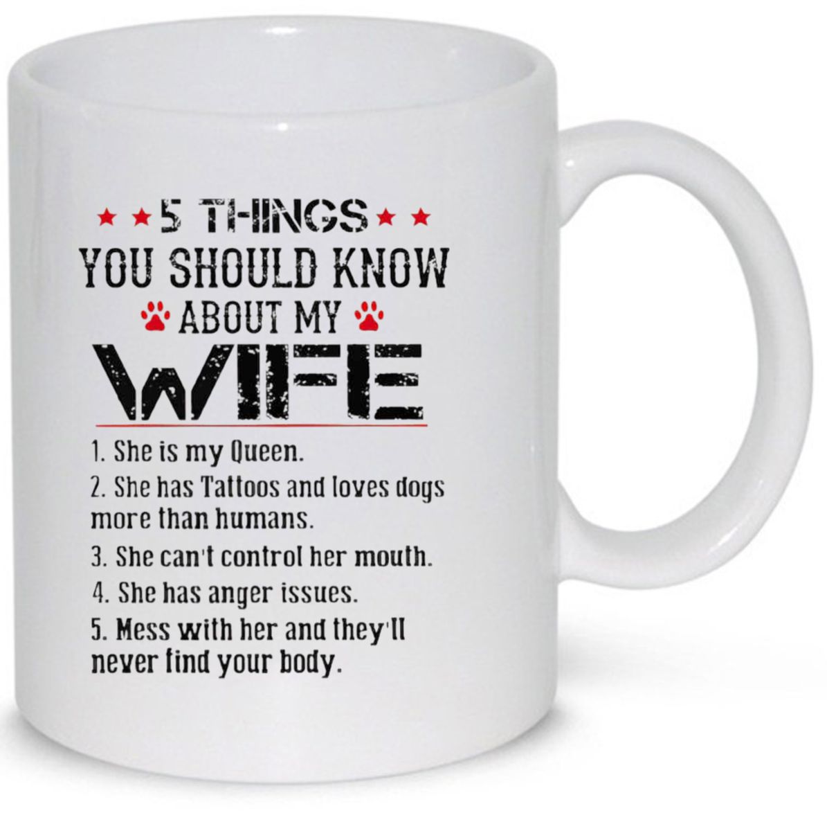 5 Things About My Gift Mug