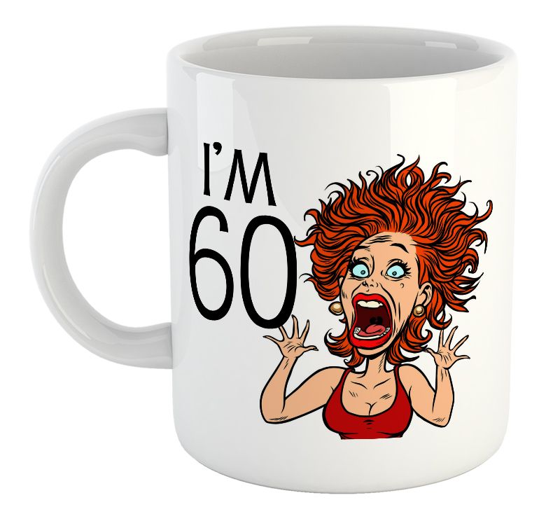 60th Birthday I'm 60 Gift Mug