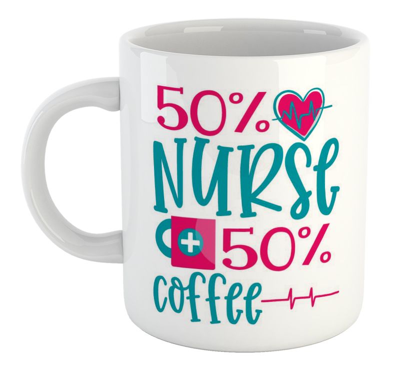 50% Nurse 50% Gift Mug