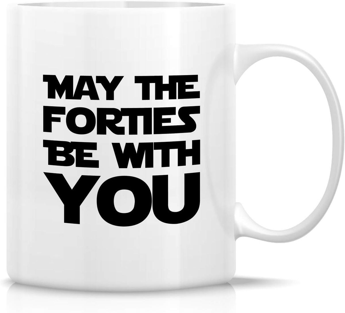 40th Birthday Star Wars May The Forties Be With You Gift Mug