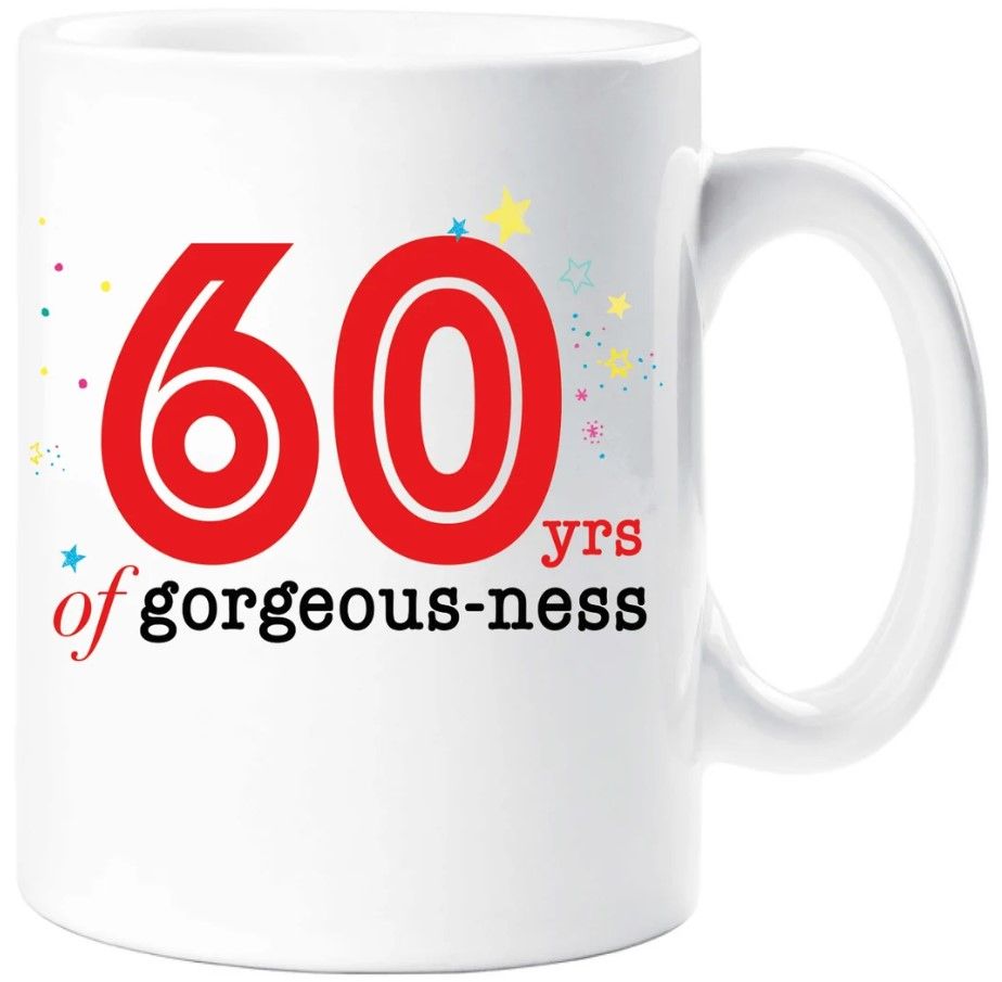 60 Years of Gorgeousness 60th Birthday Gift Mug