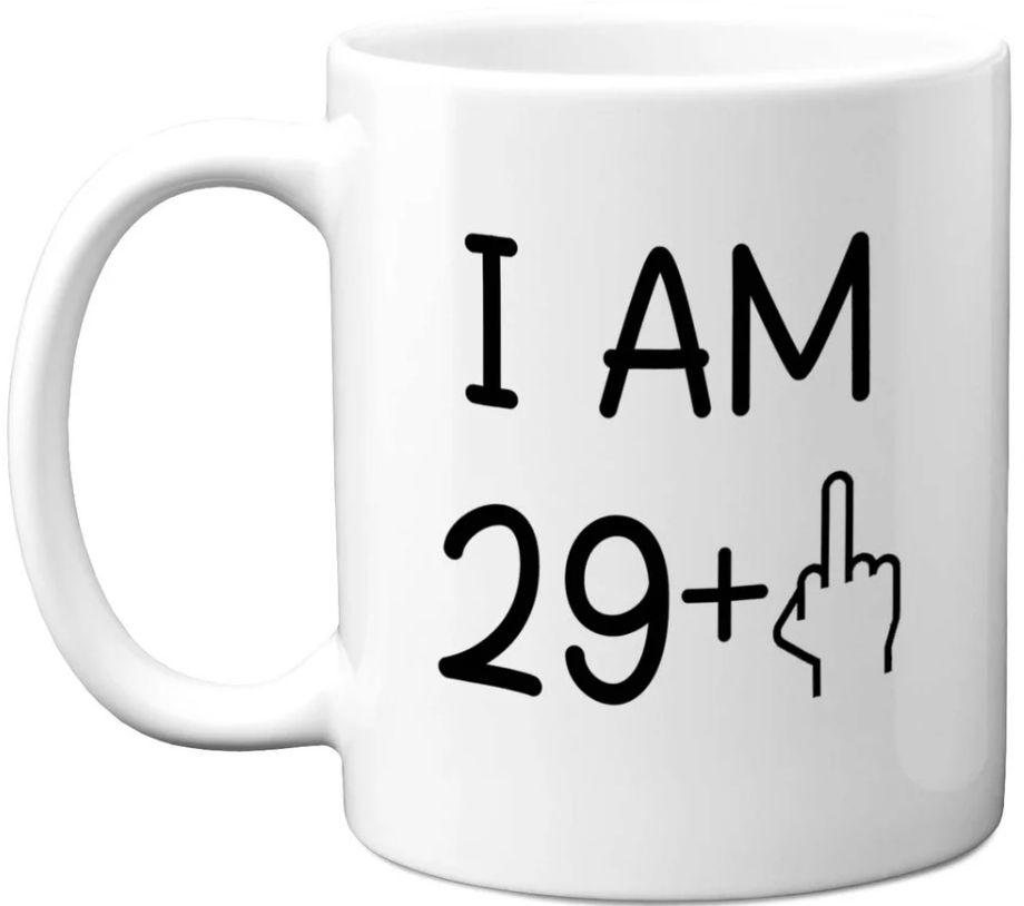 30th Birthday Middle Finger Gift Mug