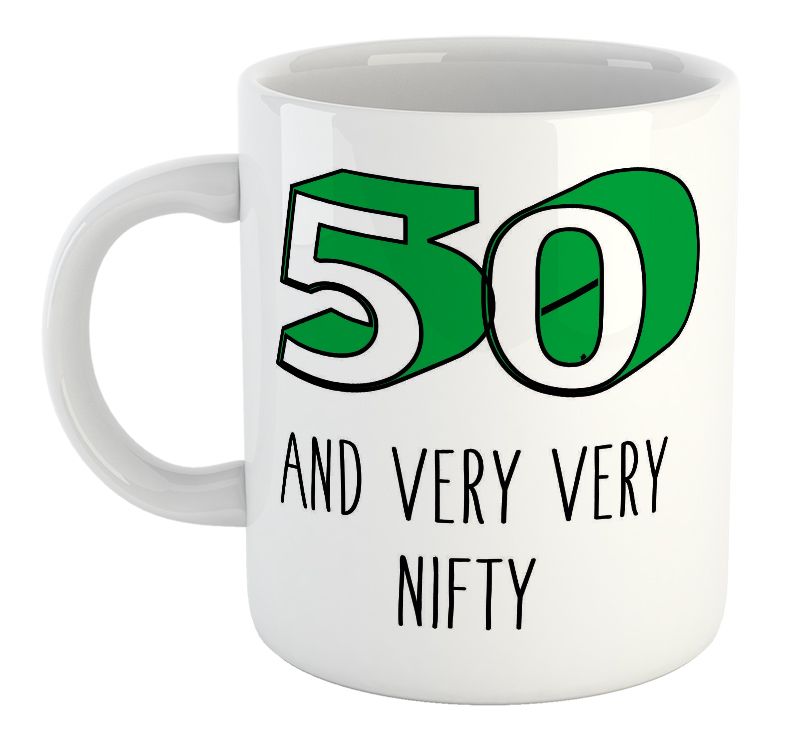 50 and Very Naughty 50th Birthday Gift Mug